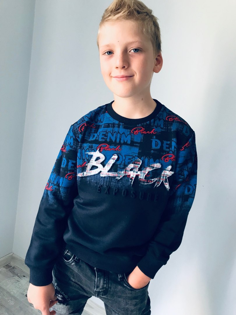 Bluza chłopięca Black Denim Bluza chłopięca Black Denim