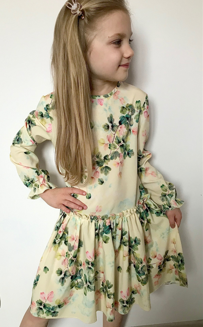 Sukienka dziewczęca wizytowa szyfonowa OLIWIA ~komunia