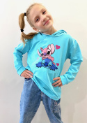 Bluza dziecięca Lilo i Stitch błękit