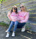 Bluza różowa BARBIE dla mamy i córki