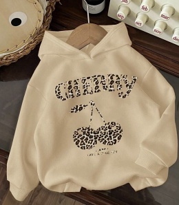 Bluza dziewczęca Cherry panther beż