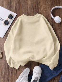 Bluza dziewczęca SERCE beż