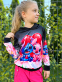 Bluza welurowa LILO &STITCH czarna