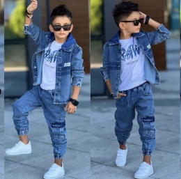 Komplet chłopięcy BAM BAM jeans 3 elementy dres dla chłopca