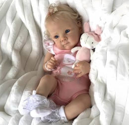 LALKA bobas REBORN noworodek niemowlę dziewczynka